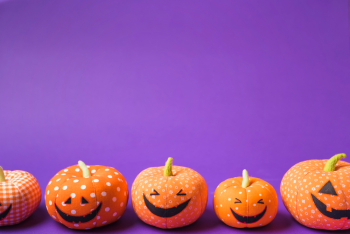 Halloween, bí đỏ, nhồi bông, trang trí halloween, dễ thương, pumpkin, stuffed, halloween decoration, cute - Vincy 1