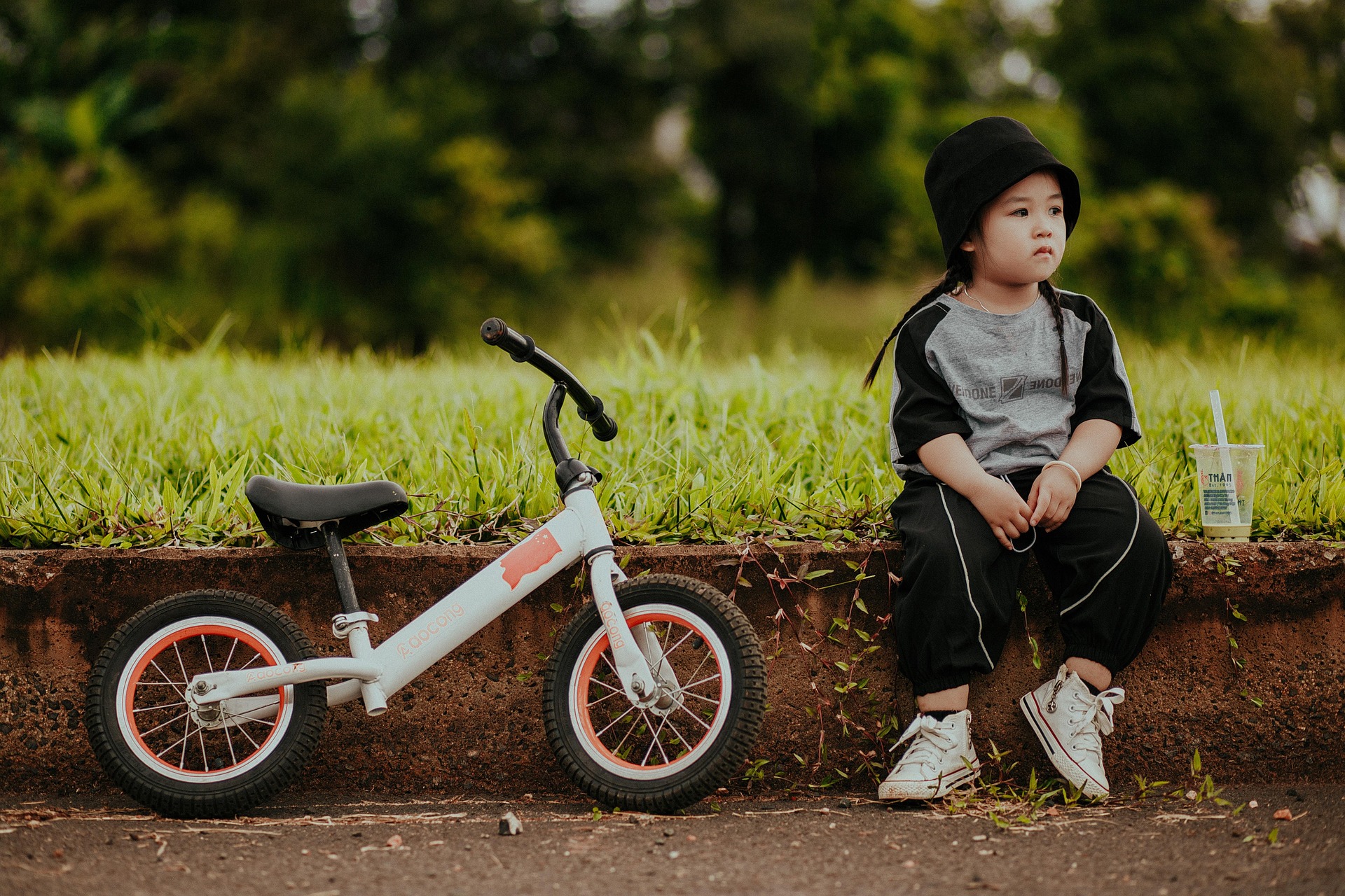 Em bé, trẻ em, bé gái, baby, children, girls, xe đạp, chạy xe, bicycle, ride- Jupilu 3