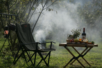 Cấm trại, khói, bàn ăn, rượu, trái cây, Camping, smoke, dining table, wine, fruit- xuanduongvan87 3