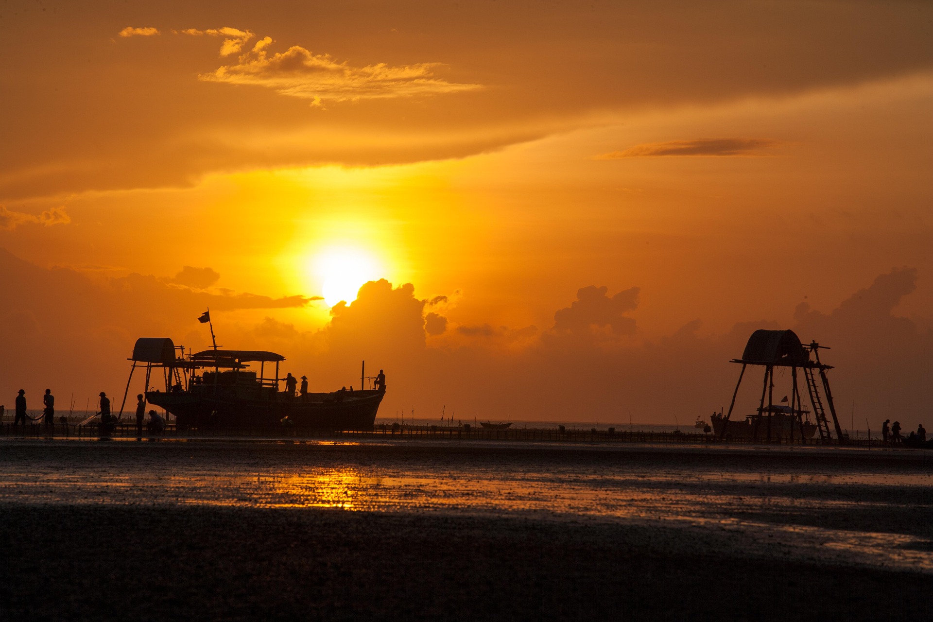 Bình minh, hoàng hôn, làng muối, sông, sunrise, sunset,  salt village, river- xuanduongvan87 1