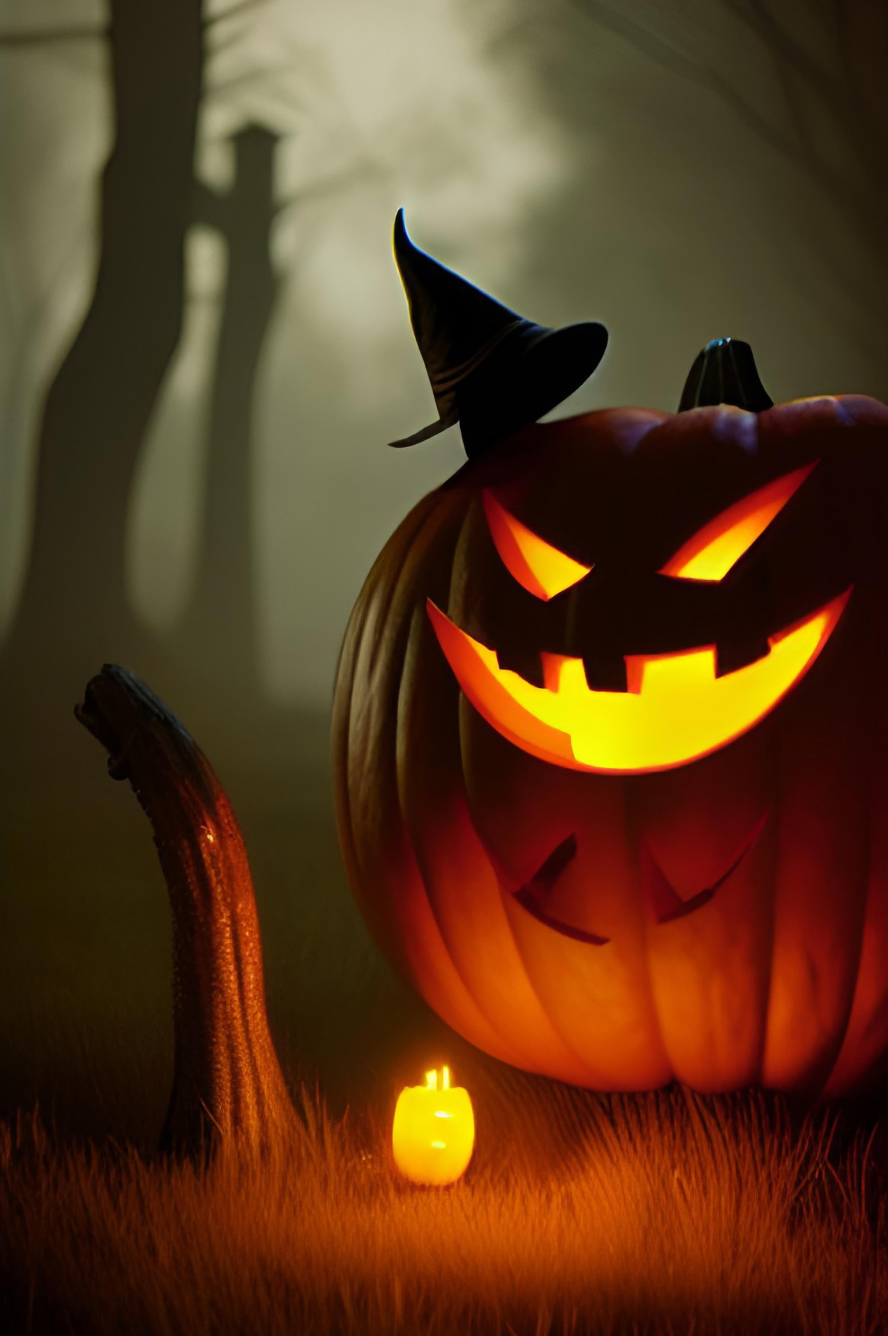 Halloween, bí đỏ, lễ hội hóa trang, trang trí, pumpkin, carnival, decoration - Roses_Street