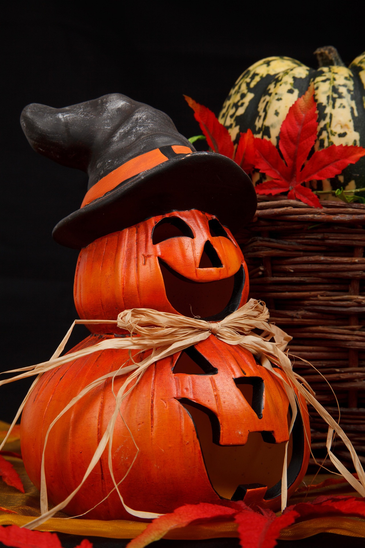 Halloween, bí đỏ, lễ hội hóa trang, trang trí, pumpkin, carnival, decoration - PublicDomainPictures