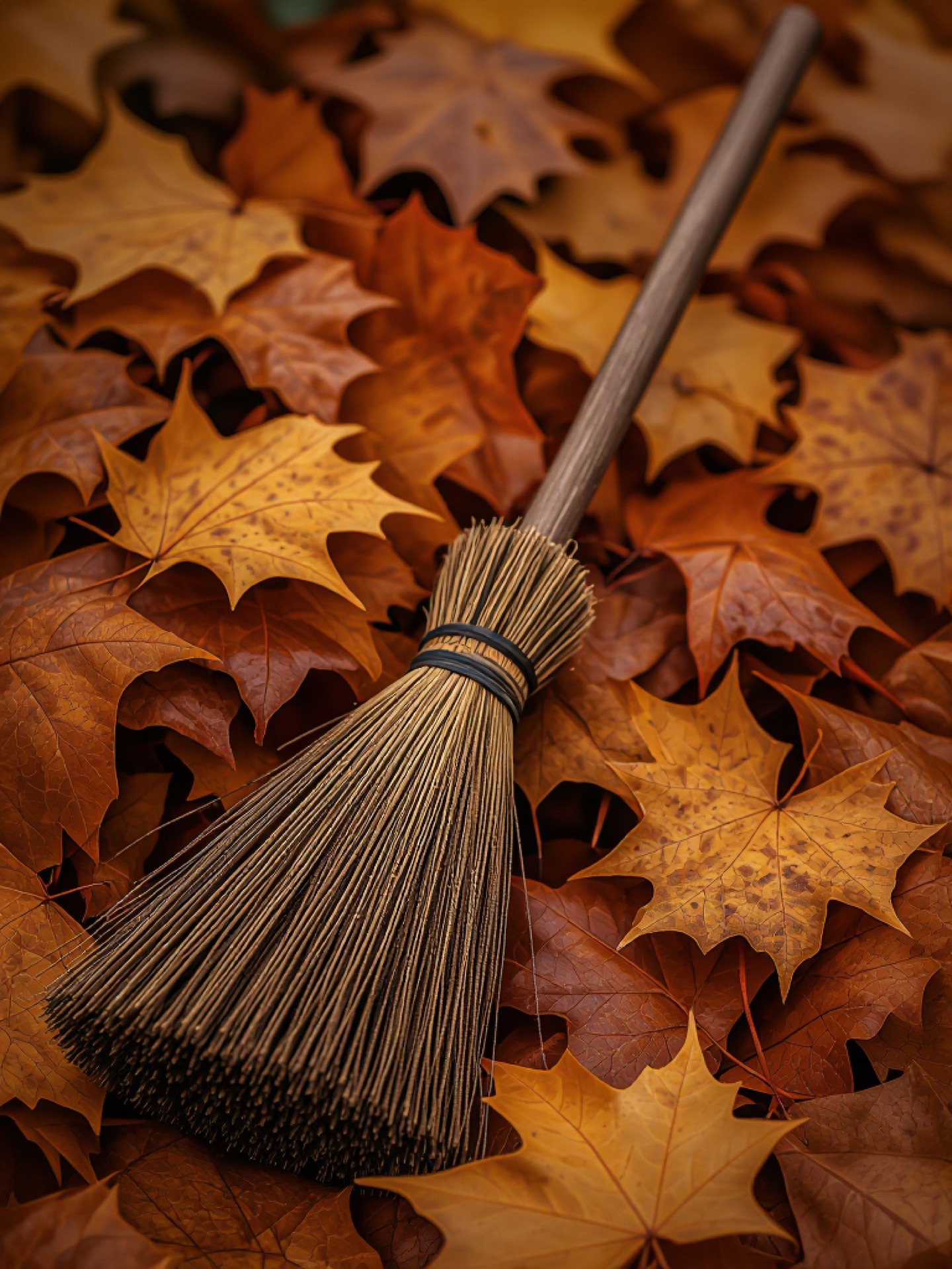 Halloween, cây chổi, chổi, phù thủy, lá phong, không gian halloween, broom, broomstick, witch, maple leaf, halloween space - iPicture