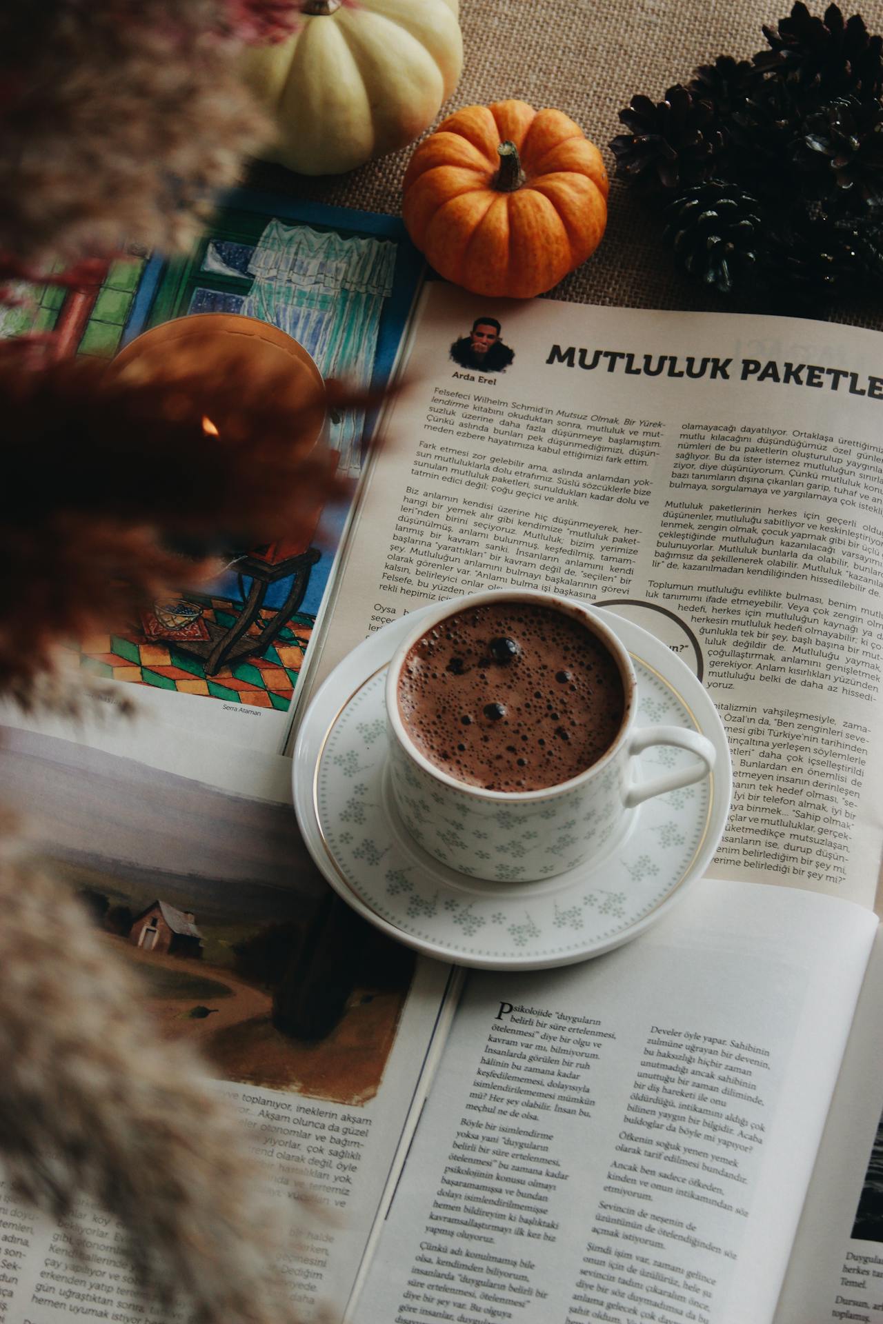 Halloween, ly, cốc sứ, đồ uống, bí đỏ trang trí, cà phê, không khí halloween, cup, ceramic cup, beverage, decorative pumpkin, coffee, halloween atmosphere -yasminizm 4