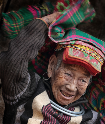 Bà, phụ nữ, grandma, woman, miền núi, vùng cao, highlands, mountainous areas- ThuyHaBich
