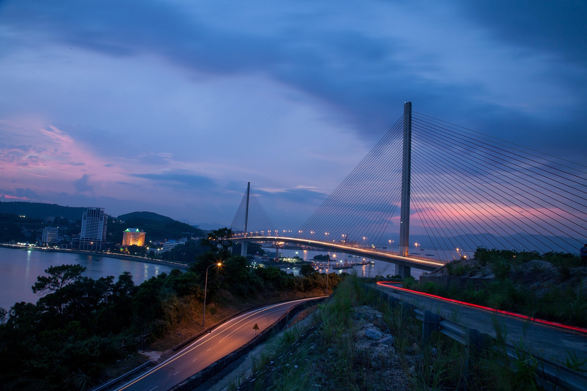 Cầu, Sông, bridge, river, hoàng hôn, bình minh, sunset, sunrise- xuanduongvan87 2