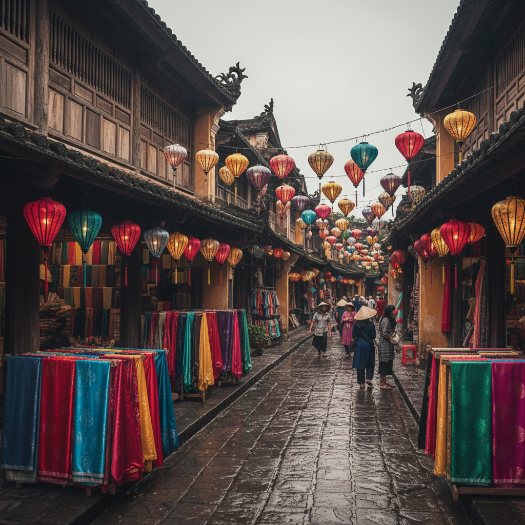 The silk district revealed itself as a breathtaking labyrinth of narrow,...