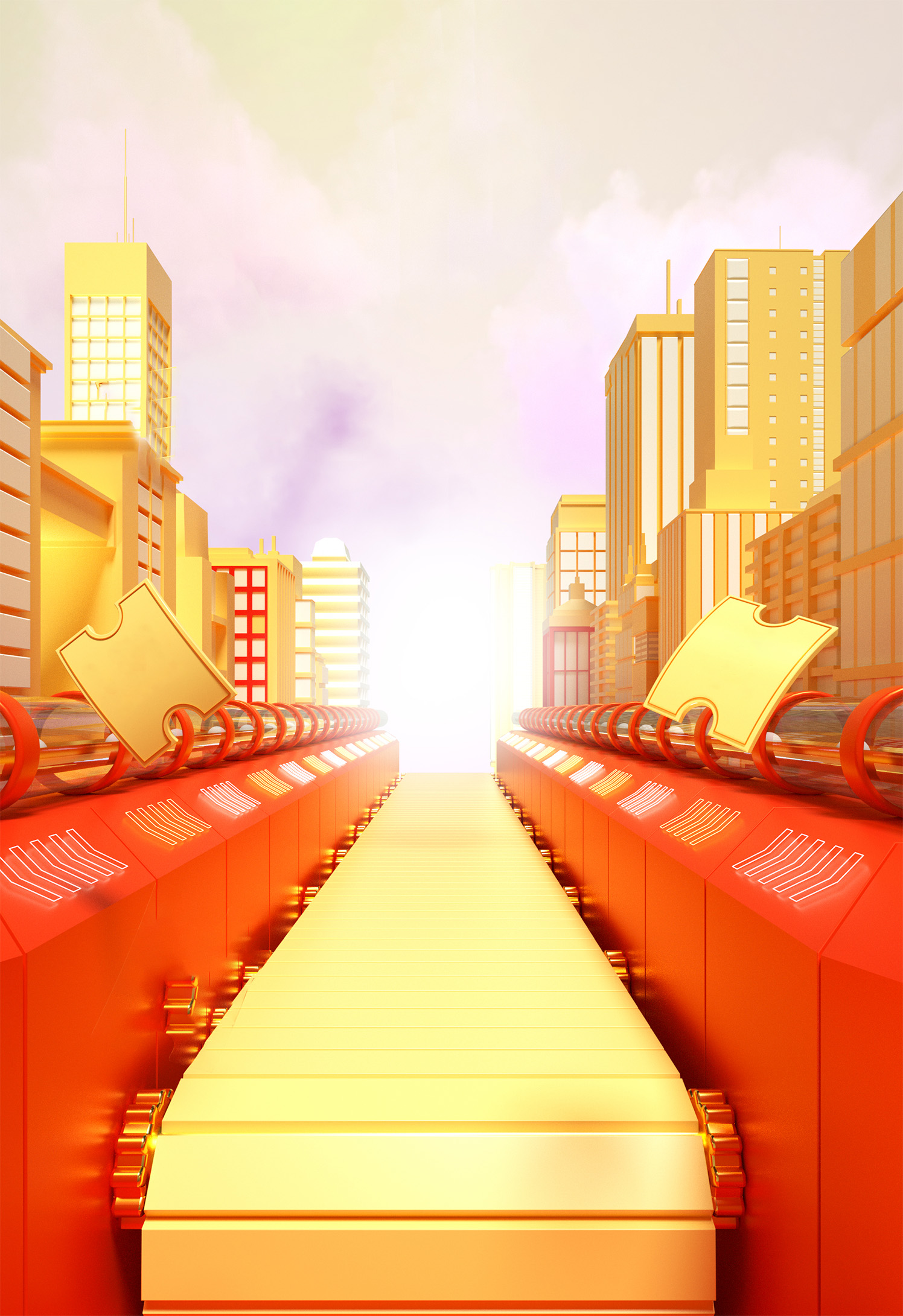 Con đường, đường ray, tòa nhà, nền, hình nền, road, rail, building, background