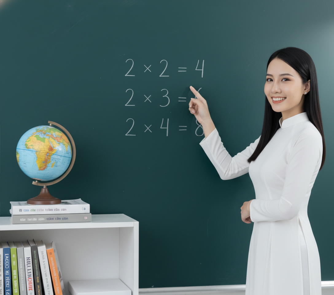 Cô giáo, giáo viên, giảng dạy, lớp học, Việt Nam, áo dài, teacher, teaching, classroom, Vietnam, ao dai 4