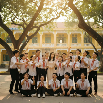 Kỷ yếu, cô giáo, học sinh, bạn bè,  cấp 3, thanh xuân, student, school 1