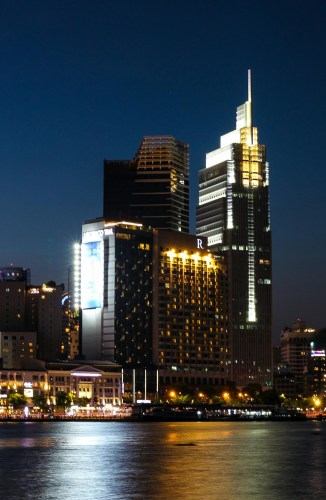 Thành phố, tòa nhà, Việt Nam, sông, city, building, Hồ Chí Minh, river- C.T. PHAT 1