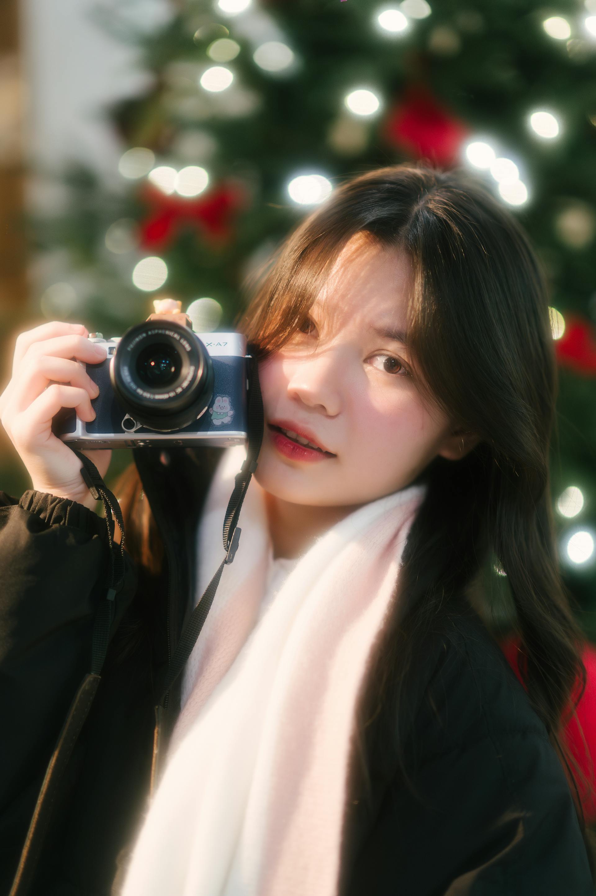Giáng sinh, con gái, girl, studio, người mẫu, xmas, noel, christmas, merry christmas - Chuot Anhls