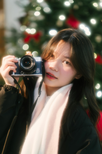 Giáng sinh, con gái, girl, studio, người mẫu, xmas, noel, christmas, merry christmas - Chuot Anhls