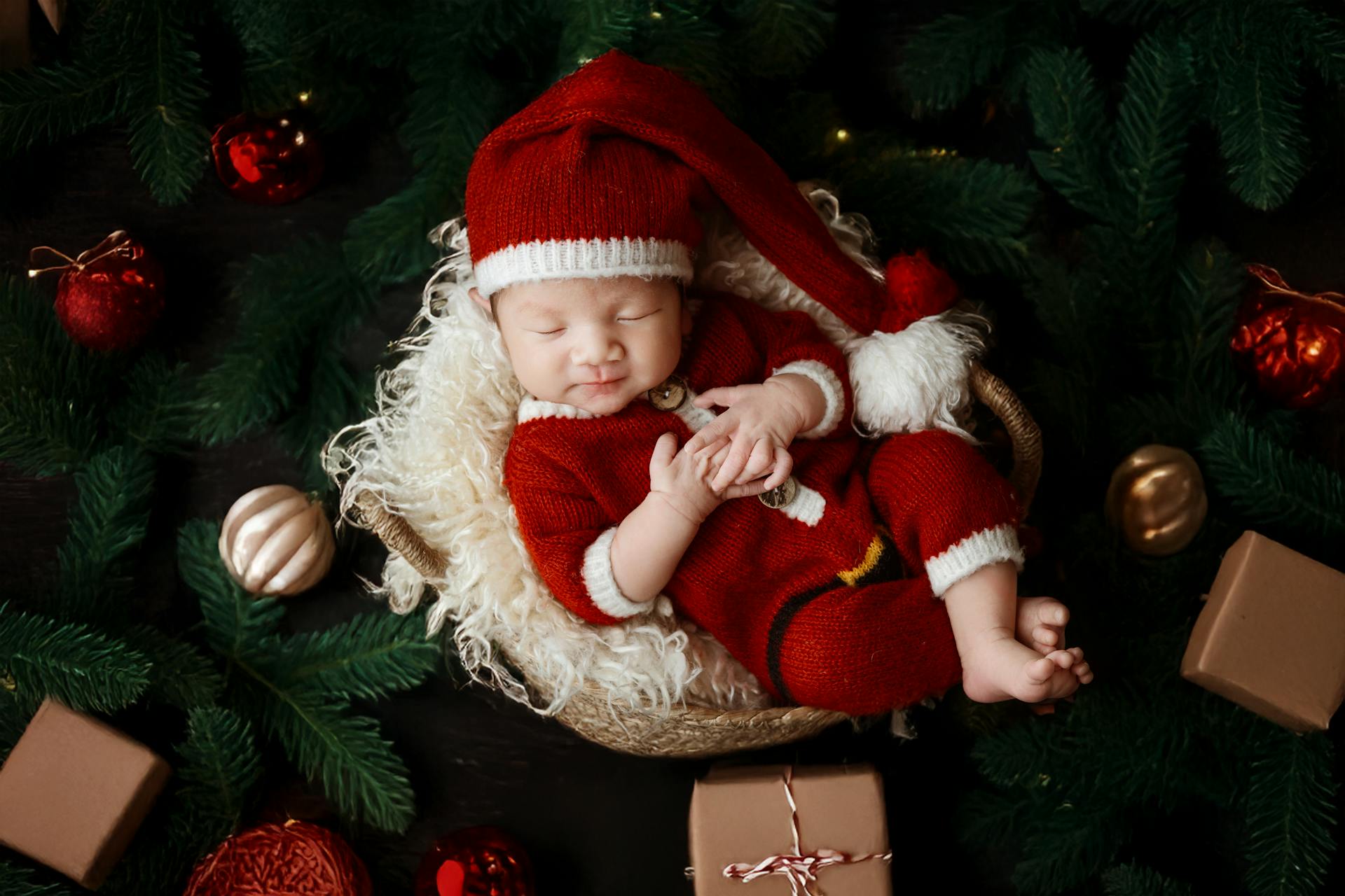 Em bé, trẻ em, giáng sinh, sinh nhật, birthday, girl, kid, baby, studio, christmas, noel - Foden Nguyen 10