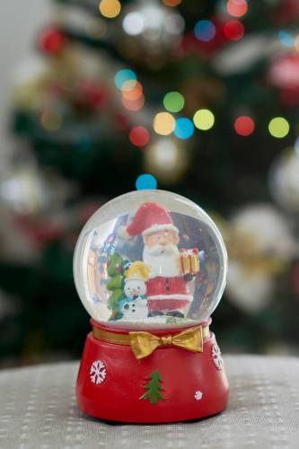 Giáng sinh, quả cầu tuyết, ông già noel, trang trí, christmas, snow globe, Santa Claus, decoration - GERMAN SUAREZ