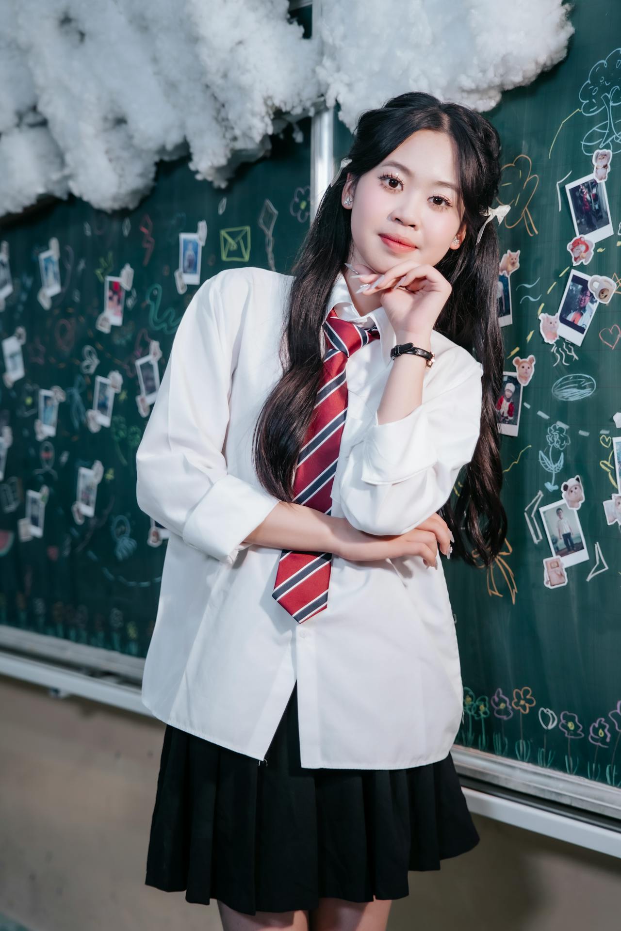 Học sinh, bạn nữ, lớp học, trường học, kỉ niệm, giáo dục, kỷ yếu, students, girls, class, school, memories, education, yearbook - Green odette 12