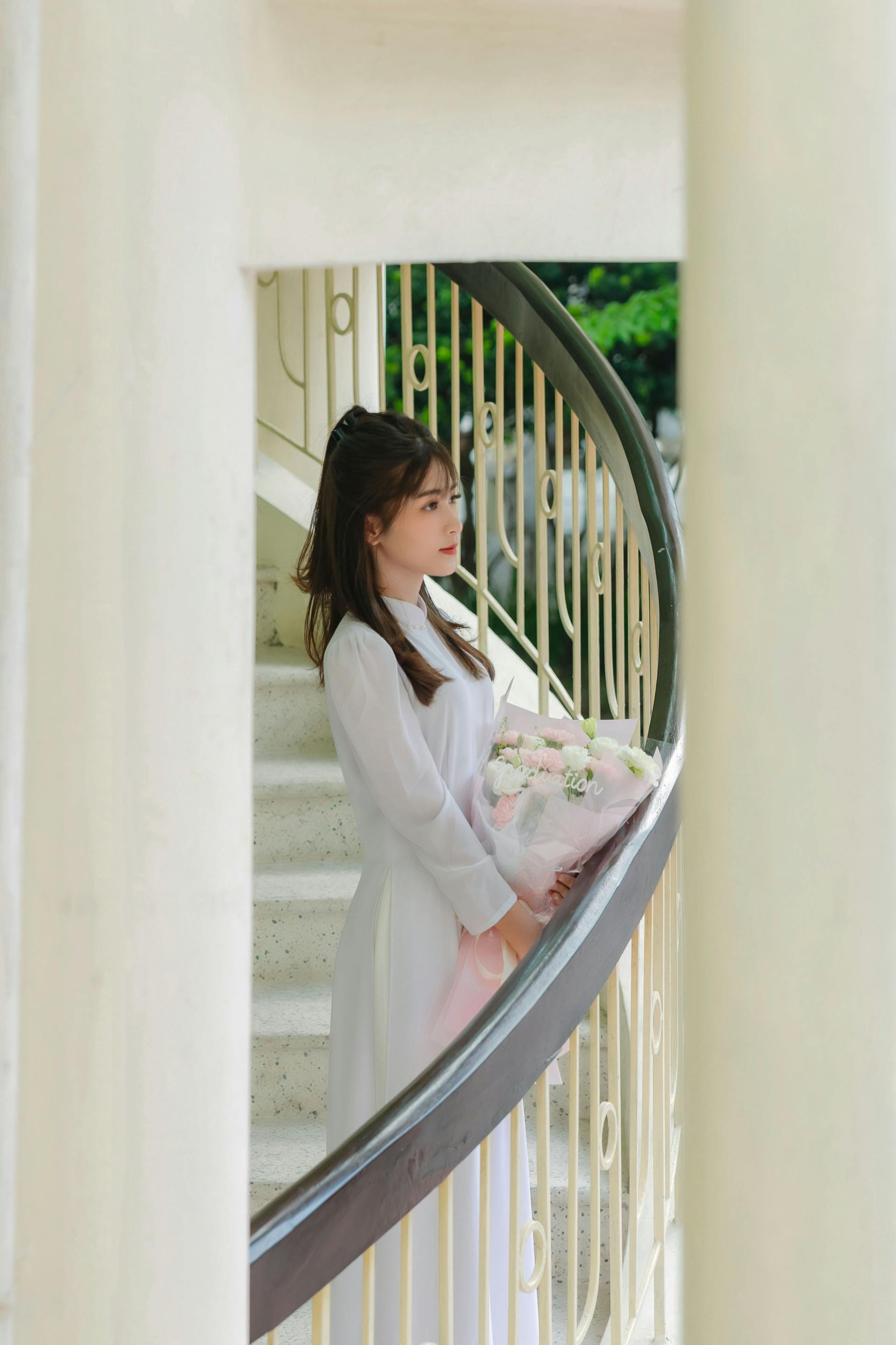 Áo dài, tốt nghiệp, kỷ yếu, học sinh, student, school, con gái, girl, Việt Nam - HONG SON