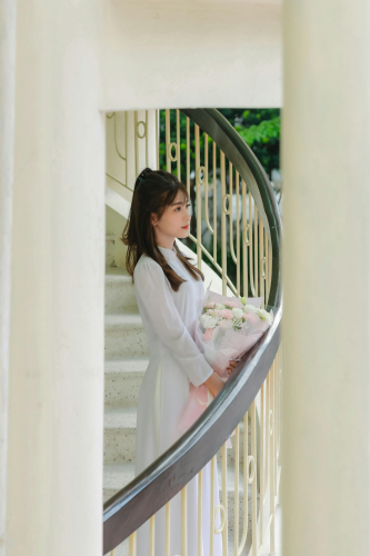 Áo dài, tốt nghiệp, kỷ yếu, học sinh, student, school, con gái, girl, Việt Nam - HONG SON