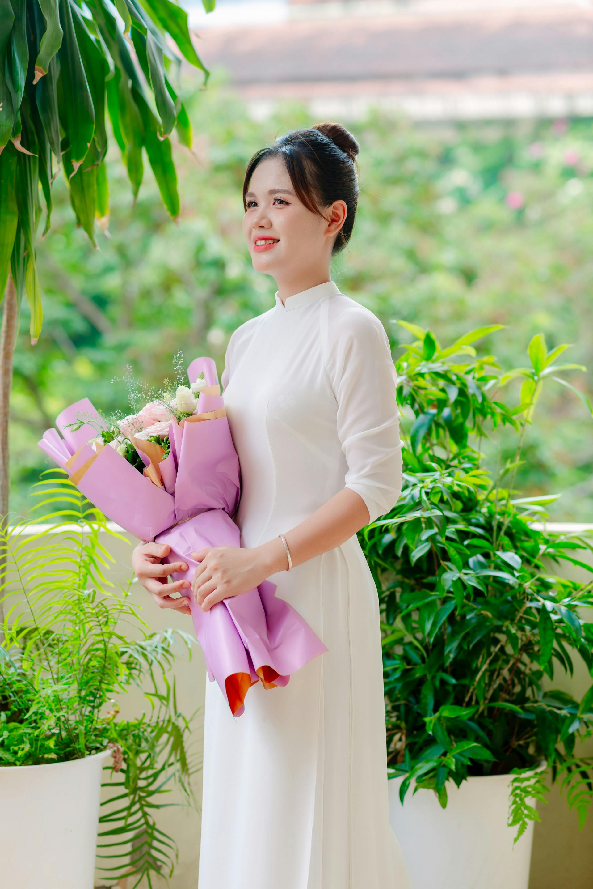 Áo dài, tốt nghiệp, kỷ yếu, học sinh, student, school, con gái, girl, Việt Nam - HONG SON 5