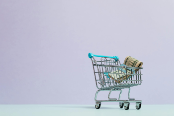 Giỏ hàng, tiền, giảm giá, sale, khuyến mãi, shopping cart, money, promotions, discounts- Karola G 1