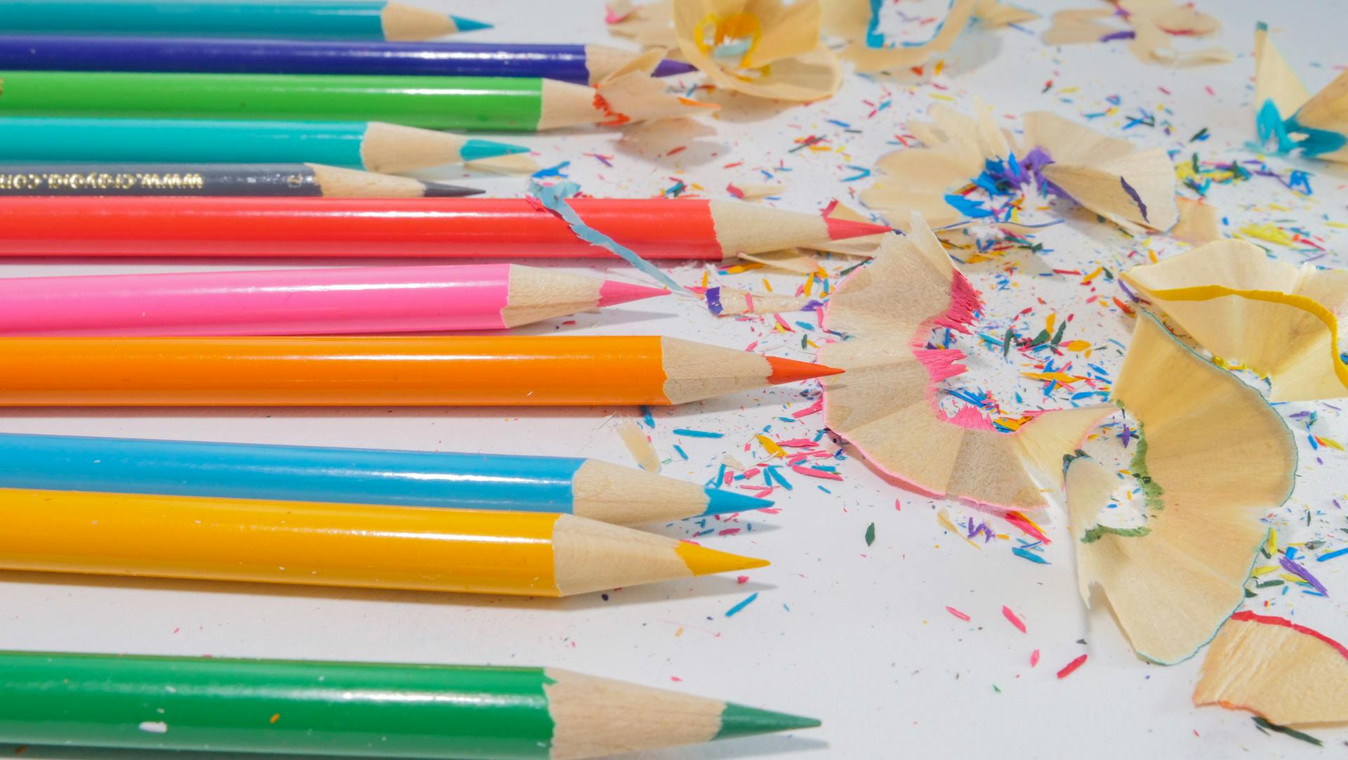 Bút chì màu, colored pencils, đồ dùng học tập, trường, school supplies, school-Kindel Media
