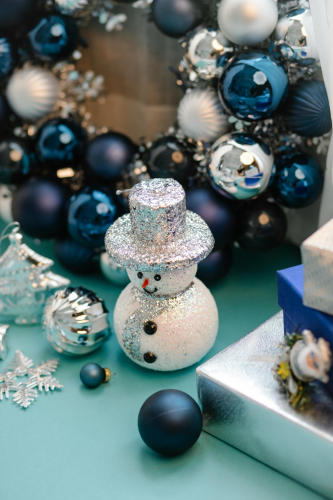 Giáng sinh, người tuyết, trang trí, cây thông, pine tree, decor, noel, christmas- Laura James 3