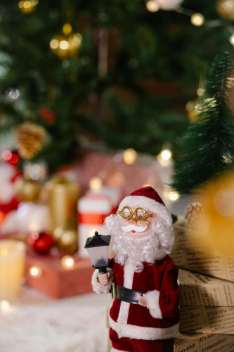 Ông già noel, giáng sinh, cây thông, pine tree, noel, christmas- Laura James 6