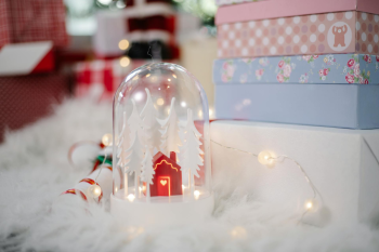 Người tuyết, đèn, giáng sinh, trang trí, cây thông, pine tree, decor, noel, christmas- Laura James 5