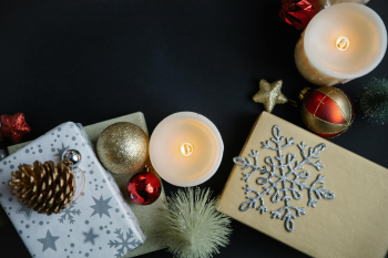 Quà, nến, giáng sinh, trang trí, gift, decor, noel, christmas- Laura James 4