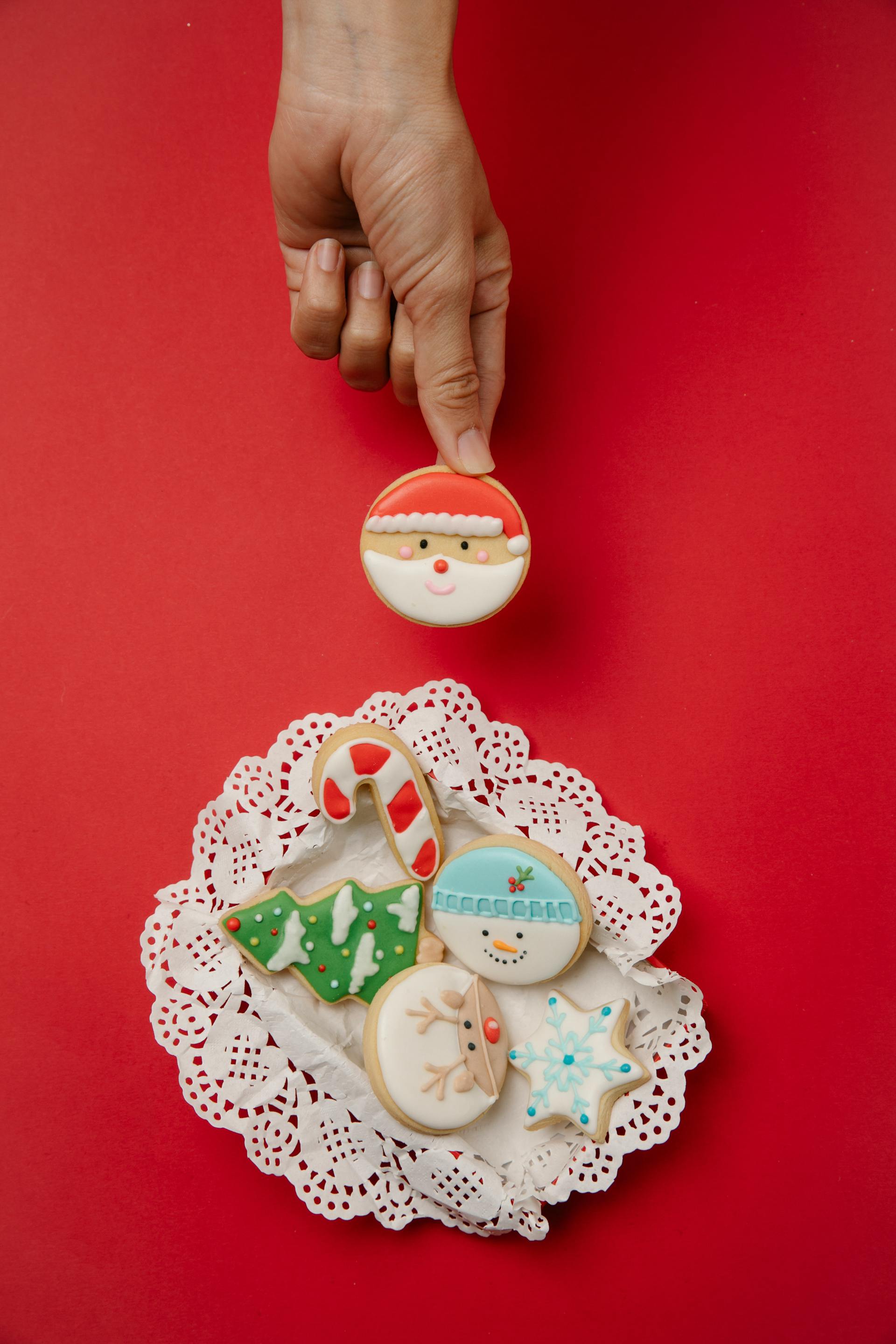 Bánh ngọt, kẹo, giáng sinh, cây thông, ông già, candy, pine tree, cakes, noel, christmas- Laura James