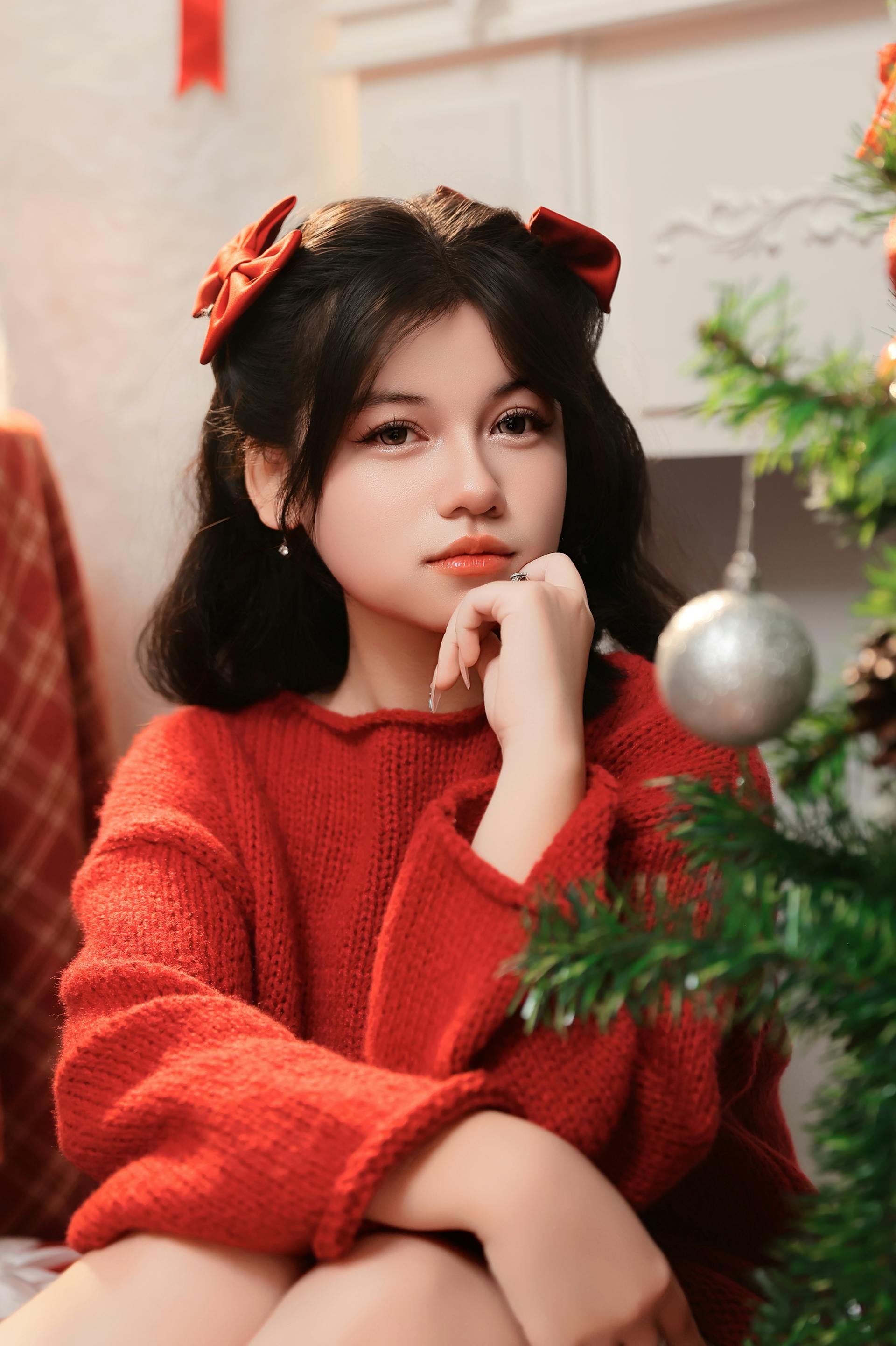 Giáng sinh, con gái, girl, studio, người mẫu, xmas, noel, christmas, merry christmas - Đức Trung Đào 7