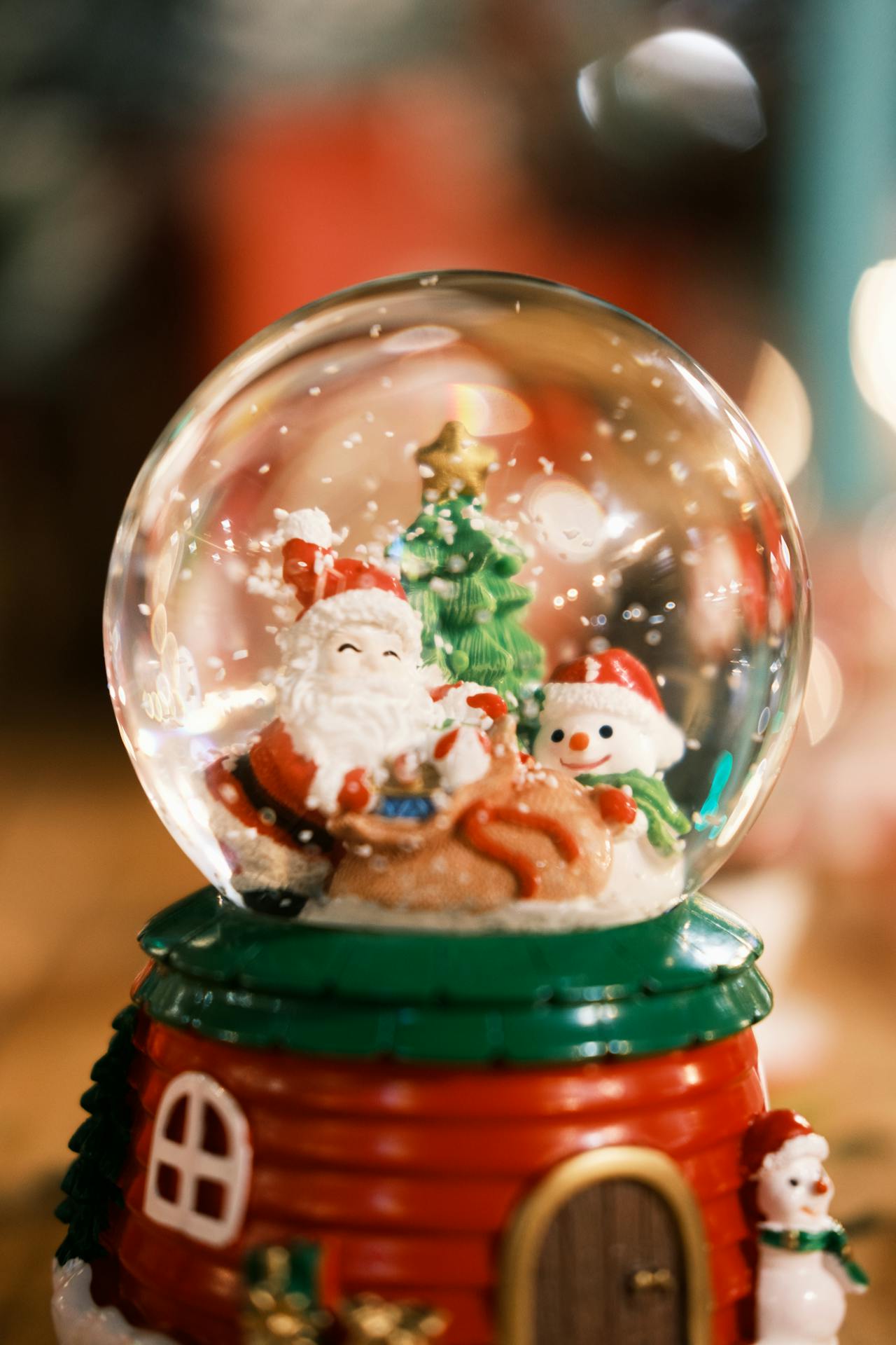 Giáng sinh, quả cầu tuyết, ông già noel, trang trí, christmas, snow globe, Santa Claus, decoration - Nguyễn Minh Thắng