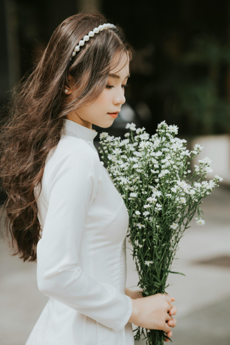 Áo dài, tốt nghiệp, kỷ yếu, học sinh, student, school, con gái, girl, Việt Nam - Nguyễn Nguyên 2