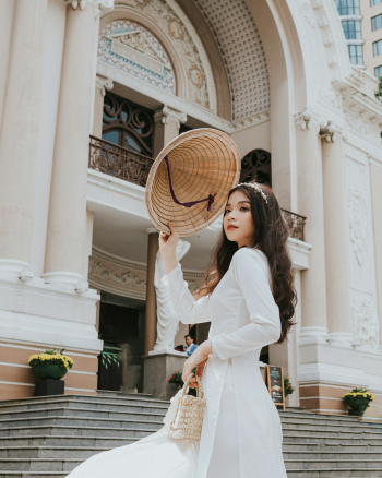 Áo dài, tốt nghiệp, kỷ yếu, học sinh, student, school, con gái, girl, Việt Nam - Nguyễn Nguyên