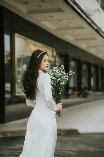 Áo dài, tốt nghiệp, kỷ yếu, học sinh, student, school, con gái, girl, Việt Nam - Nguyễn Nguyên 1