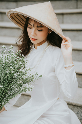 Áo dài, tốt nghiệp, kỷ yếu, học sinh, student, school, con gái, girl, Việt Nam - Nguyễn Nguyên 3