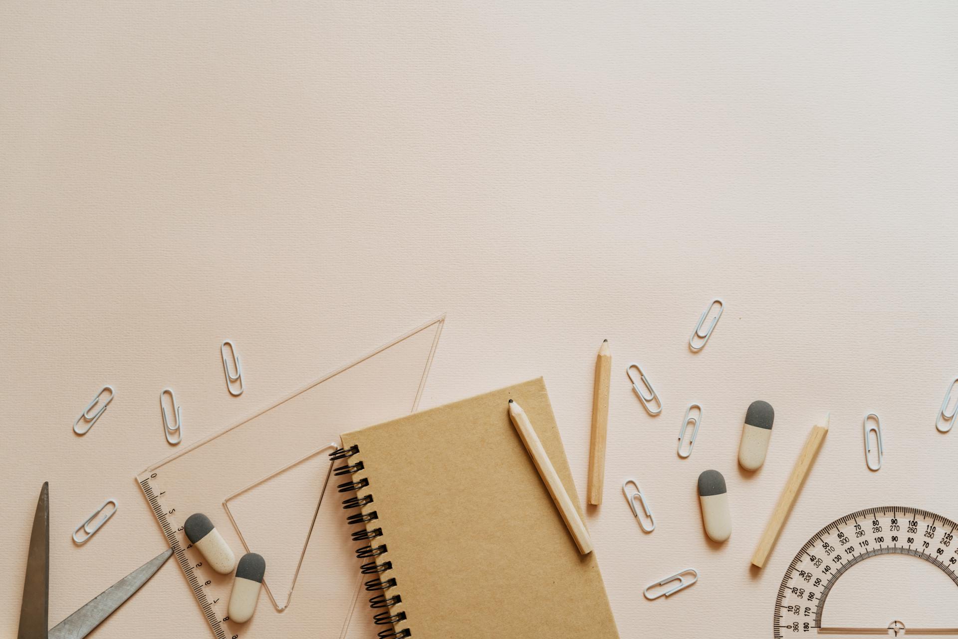 Sách, vở, thước, bút chì, bút, kéo, keo, book, đồ dùng học tập, trường, school supplies, school- olia danilevich 4