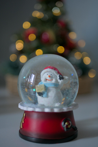 Giáng sinh, quả cầu tuyết, người tuyết, trang trí, christmas, snow globe, snowman, decoration - GERMAN SUAREZ