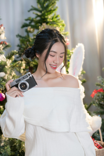 Giáng sinh, con gái, girl, studio, người mẫu, xmas, noel, christmas, merry christmas - Đan Thy Nguyễn Mai 3