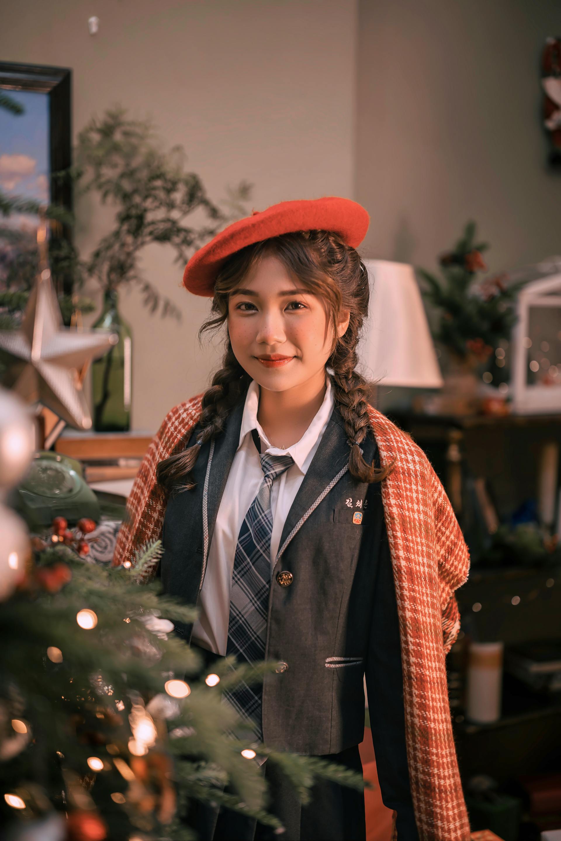 Giáng sinh, con gái, girl, studio, người mẫu, xmas, noel, christmas, merry christmas - Đan Thy Nguyễn Mai 18