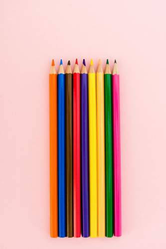 Bút chì màu, colored pencils, đồ dùng học tập, trường, school supplies, school-SHVETS production