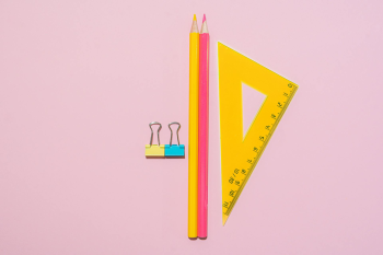 Bút, vở, thước, pen, ruler, notebook, đồ dùng học tập, trường, school supplies, school-SHVETS production