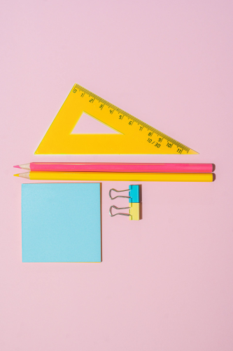 Bút, vở, thước, pen, ruler, notebook, đồ dùng học tập, trường, school supplies, school-SHVETS production 1