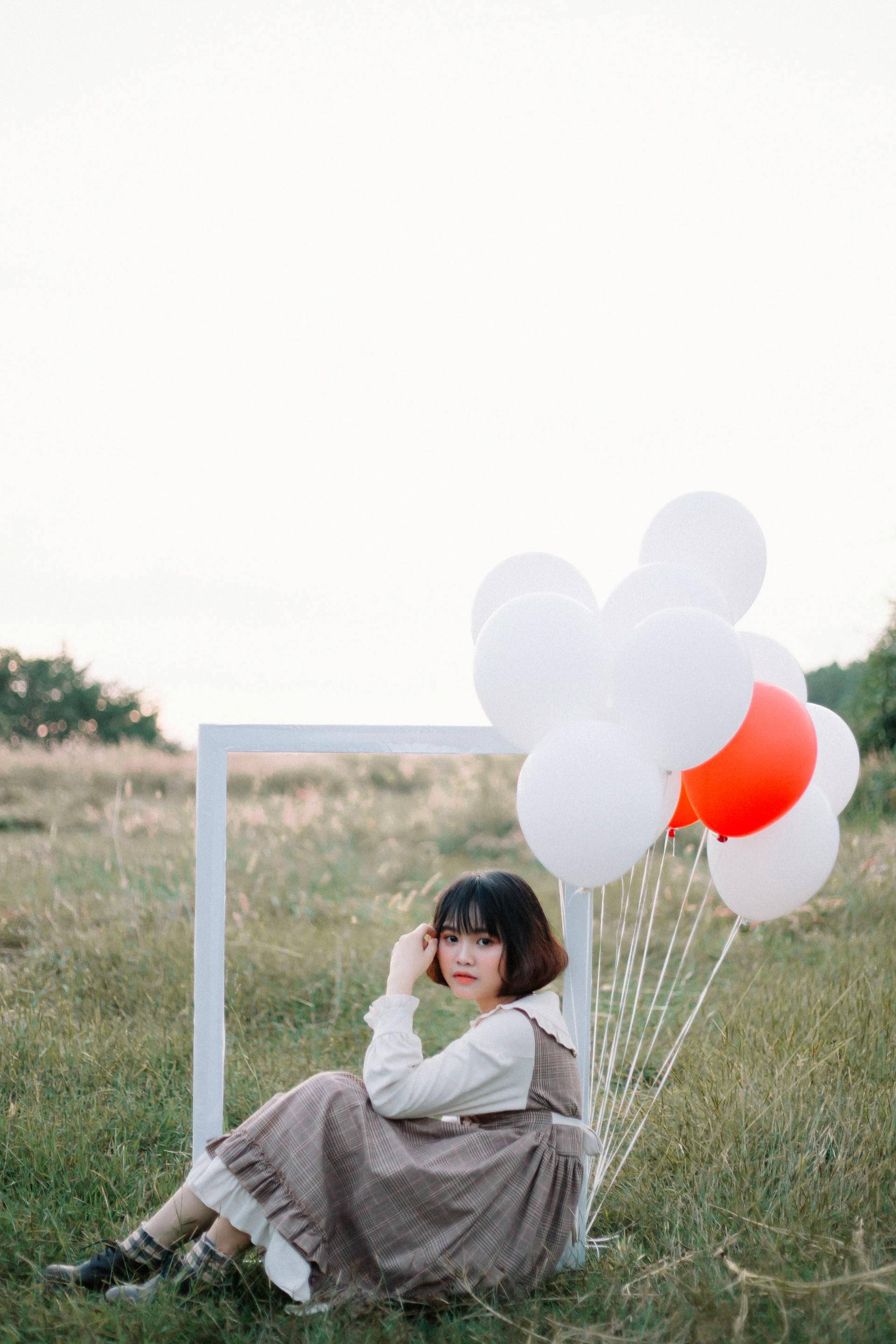 Con gái, girl, bong bóng, bóng, balloon, ngoại cảnh, Việt Nam - Huy Nguyễn 10