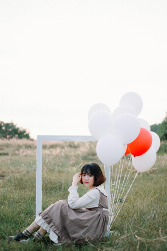 Con gái, girl, bong bóng, bóng, balloon, ngoại cảnh, Việt Nam - Huy Nguyễn 10