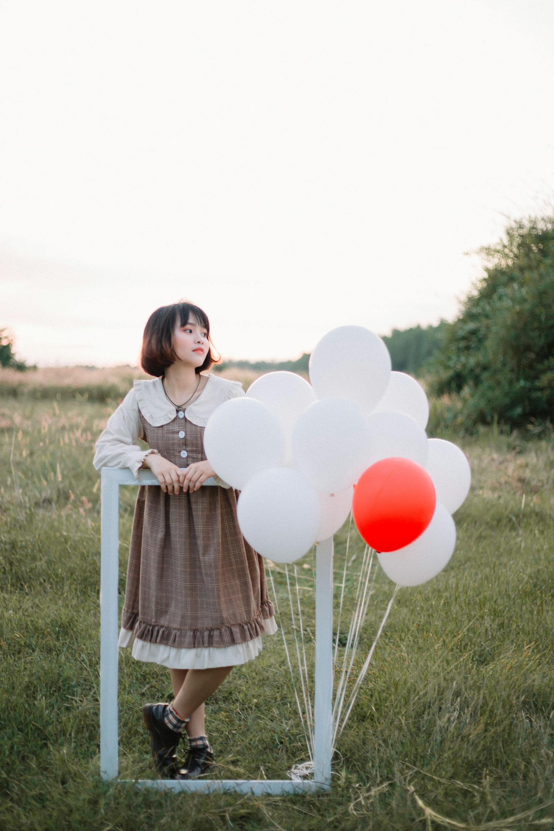 Con gái, girl, bong bóng, bóng, balloon, ngoại cảnh, Việt Nam - Huy Nguyễn 7