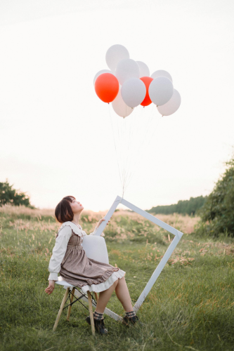 Con gái, girl, bong bóng, bóng, balloon, ngoại cảnh, Việt Nam - Huy Nguyễn