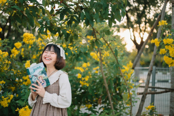 Con gái, girl, hoa, flower, ngoại cảnh, Việt Nam - Huy Nguyễn 3