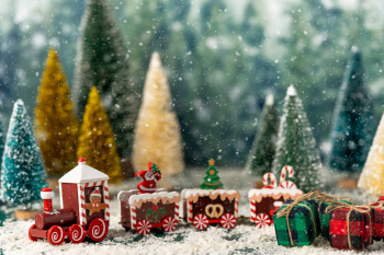 Giáng sinh, đoàn tàu, mô hình giáng sinh, trang trí, dễ thương, tuyết, christmas, fleet, christmas pattern, decoration, cute, snow - Skyler Ewing