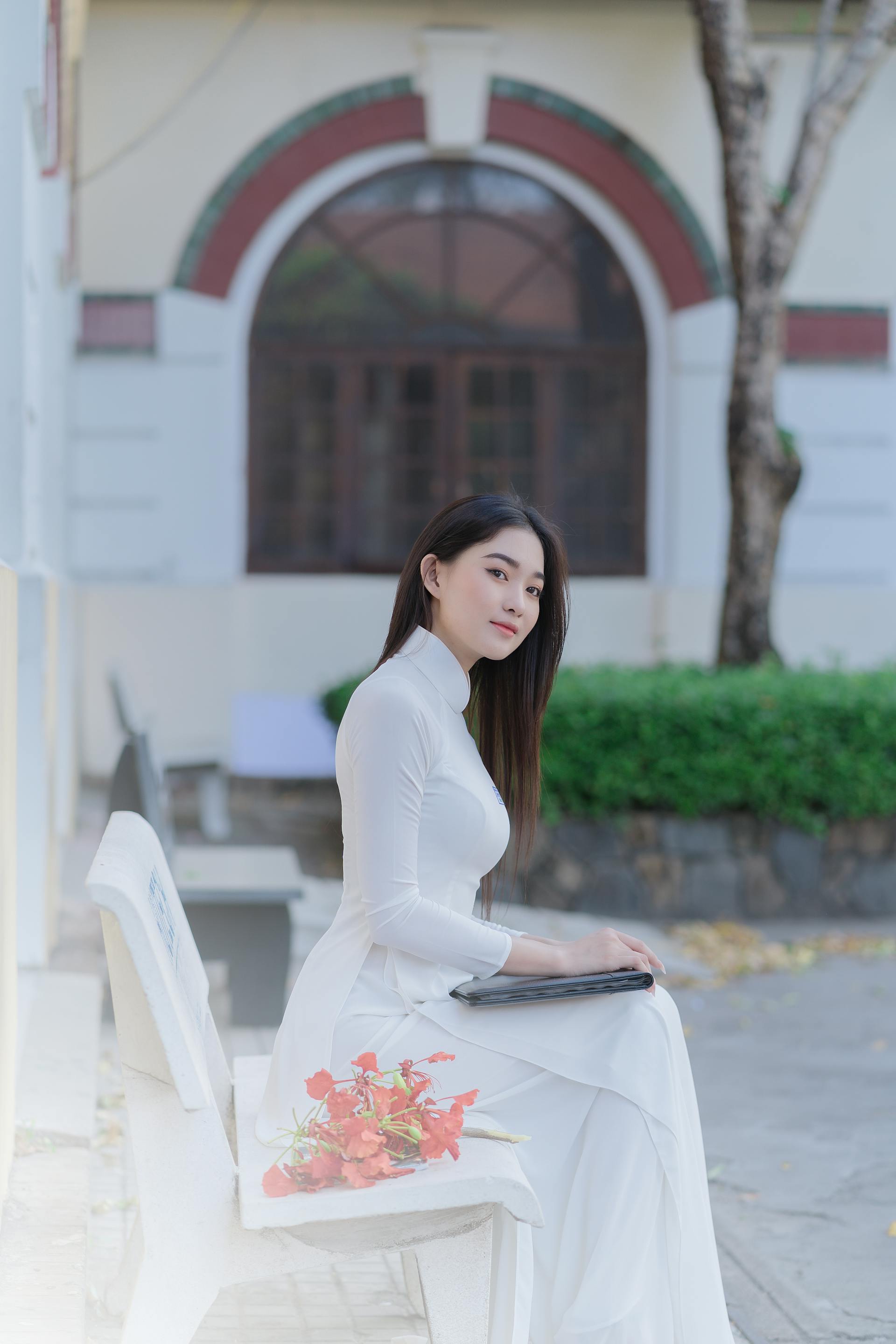Áo dài, tốt nghiệp, học sinh, student, school, thiếu nữ, con gái, girl, Việt Nam - Tuấn Kiệt Jr 16